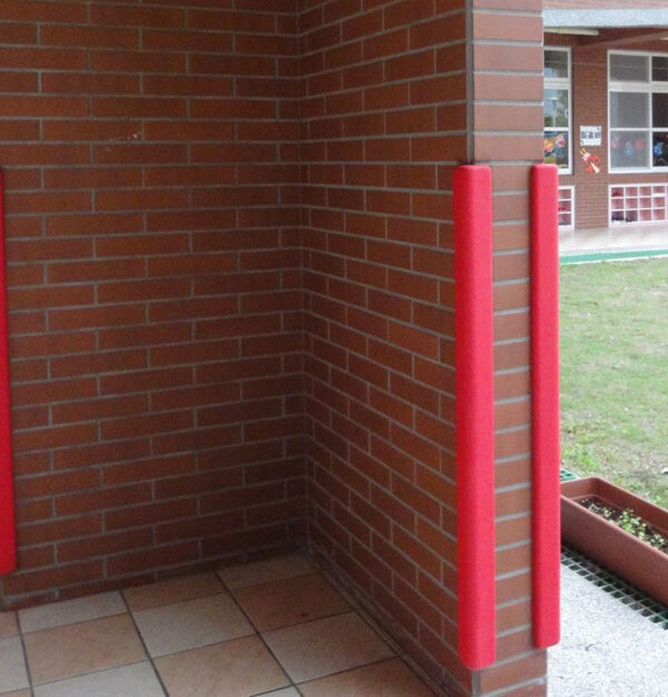 Corner-Guard-Deluxe-red-on-wall-in-school.